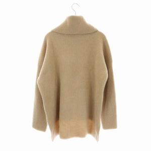 Drawer 20AW 9G畦編みタートルネックニット カシミヤ混 1 ベージュ
