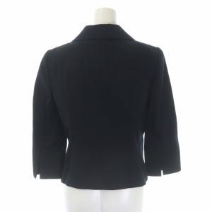 Harrods スーツ セットアップ 上下 テーラードジャケット 4B 薄手 タイトスカート 膝丈 1 濃紺 ダークネイビー