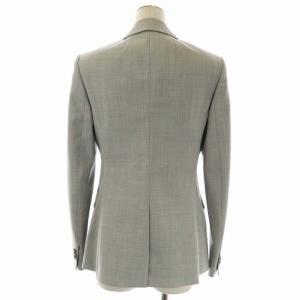 Theory スーツ セットアップ 上下 テーラードジャケット 1B 総裏地 テーパードパンツ ジッパーフライ ウール 2 4 グレー