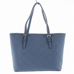 MICHAEL KORS トートバッグ ハンドバッグ レザー ロゴ 青 ブルー