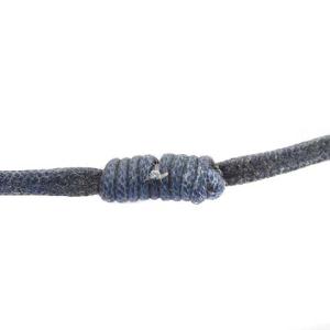 HERMES ネックレス バッファローホーン 茶 白 黒