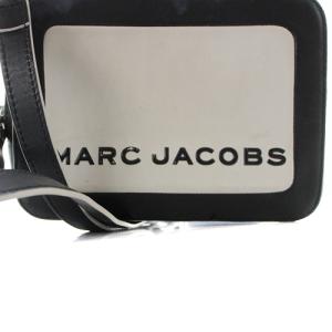 MARC JACOBS ショルダーバッグ ハンドバッグ 2way レザー バイカラー 黒 ブラック 白 ホワイト