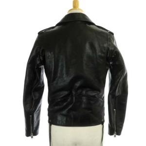 SAINT LAURENT PARIS 13AW クラシックモーターサイクル カウレザー ライダースジャケット ダブル 総裏地 ブラック
