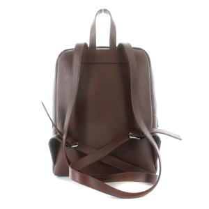 agnes b. リュックサック レザー ブラウン