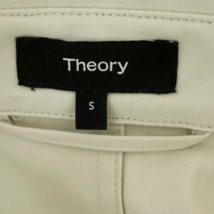Theory 23SS Sleek Trench DBL BR トレンチコート スプリングコート S ライトグレー