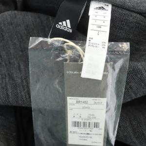 adidas パーカー ダブルジップファスナー ストームヘザー フード 長袖 S グレー BR1482