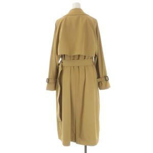 23区 vingt-trois 21SS ポリエステルツイルストレッチ トレンチコート スプリングコート ロング ベルト付き 30
