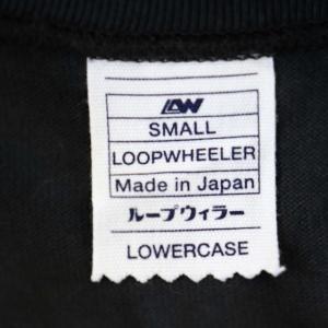LOOPWHEELER ×LOWERCASE ツリテンジク スウェット型 ワイド Tシャツ 半袖 S チャコール