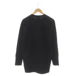 RIPVANWINKLE 21AW レイヤード L/S カットソー Tシャツ 切替 長袖 3 黒 ブラック