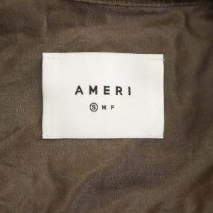 Ameri VINTAGE 20AW COATING STAND COLLAR COAT コーティング スタンドカラーコート ロング S ダークブラウン