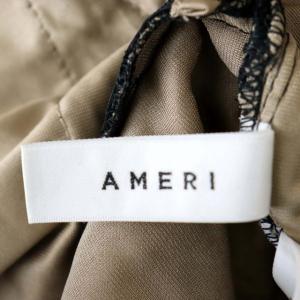 Ameri VINTAGE LAYLA LACE PANTS レースパンツ ストレート S 黒 ブラック モカ