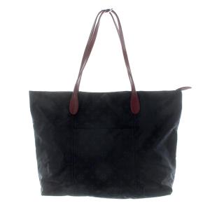 russet トートバッグ モノグラム ナイロン 紺 ネイビー