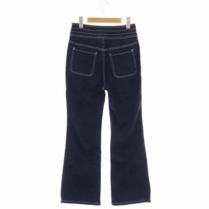 Diagram GRACE CONTINENTAL 21SS デニムパンツ ジーンズ フレア ジップフライ 38 青 ブルー