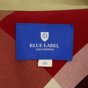 BLUE LABEL CRESTBRIDGE ダブルショートジャケット ブルゾン ジップアップ 38 ベージュ