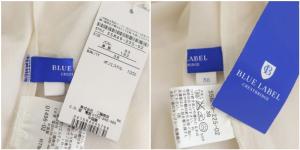 BLUE LABEL CRESTBRIDGE ボウタイシフォンブラウス 長袖 バックボタン 38 ライトピンク