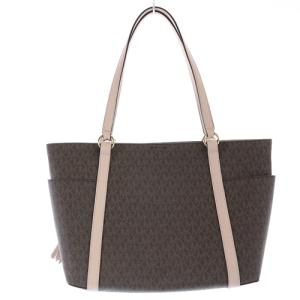 MICHAEL KORS MK トートバッグ ハンドバッグ ロゴ 茶色 ブラウン