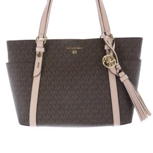 MICHAEL KORS MK トートバッグ ハンドバッグ ロゴ 茶色 ブラウン