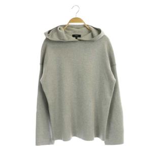 21AW CASHCOTTON COVER STITCH HOODI コットンカシミヤ フーディニット パーカー プルオーバー