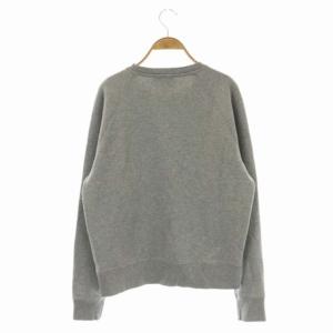 Maison Kitsuné スウェット フォックスヘッド ワッペン トレーナー 長袖 プルオーバー M ライトグレー