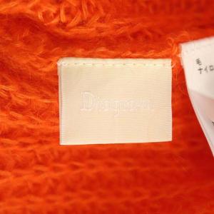 Diagram GRACE CONTINENTAL 22AW クルーモヘヤニットトップ セーター プルオーバー 長袖 36 オレンジ