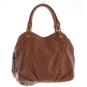 MARC by MARC JACOBS ショルダーバッグ ハンドバッグ 2way レザー ロゴ ブラウン