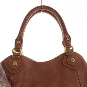 MARC by MARC JACOBS ショルダーバッグ ハンドバッグ 2way レザー ロゴ ブラウン