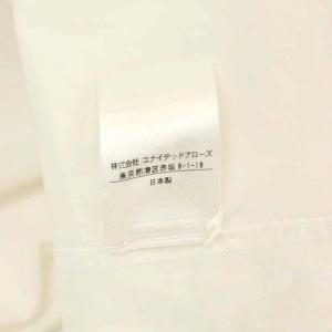 Drawer コットンラップカラーシャツブラウス 長袖 デザイン 白 ホワイト