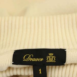 Drawer ウール カシミヤ ニットジョガーパンツ テーパード イージー 1 イエローベージュ