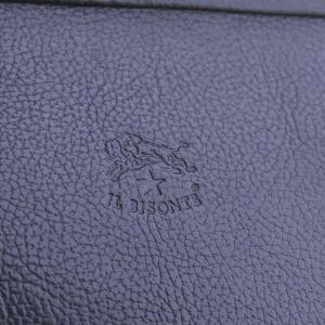 IL BISONTE ショルダーバッグ ワンショルダー 斜め掛け クラッチバッグ ガマ口スクエア 2way レザー がま口 黒 ブラック