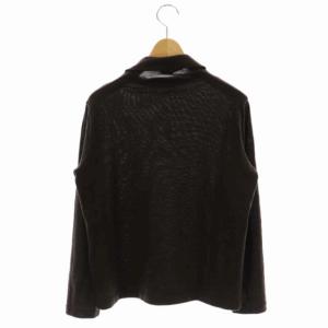MARGARET HOWELL 21AW MERINO WOOL JERSEY ニット セーター タートルネック 長袖 プルオーバー ウール F 茶 ブラウン