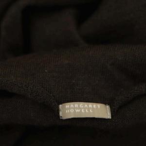 MARGARET HOWELL 21AW MERINO WOOL JERSEY ニット セーター タートルネック 長袖 プルオーバー ウール F 茶 ブラウン