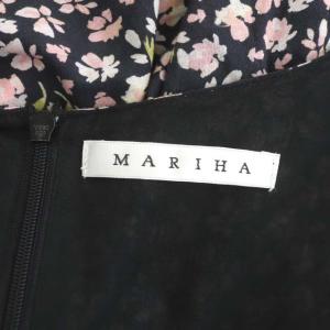 MARIHA 月の夢のドレス フレア 花柄 38 ピンク