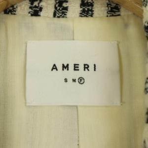 Ameri VINTAGE 22SS GIOLICA STRIPE TWEED JACKET ジャケット テーラード ダブル