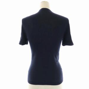 Drawer ハリヌキ ショートスリーブ カットソー クルーネック 半袖 プルオーバー 紺 ネイビー