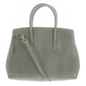 TOFF&LOADSTONE ショルダーバッグ ハンドバッグ 2way レザー グレー