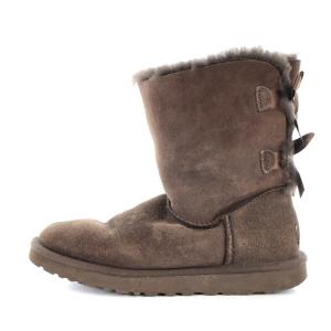 UGG australia BAILEY BOW II ムートンブーツ ショートブーツ 24cm 茶 ブラウン 1002954