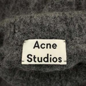 Acne Studios モヘヤ混 長袖ニット プルオーバー セーター XS グレー