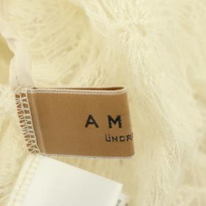 Ameri VINTAGE 2WAY FAIRY LACE DRESS ワンピース ロング レース 長袖 インナー付き S アイボリー