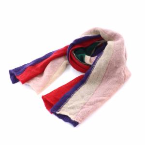 マフラー ストール モヘヤ マルチカラー