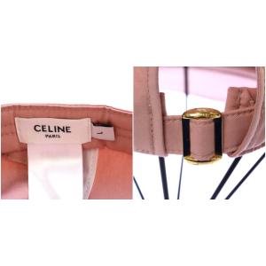 CELINE 帽子 キャップ ベースボール イニシャル L ヴィンテージピンク 2AUA2969P