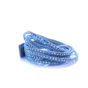 SWAROVSKI ブレスレット ラインストーン 水色 ライトブルー