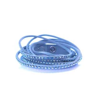 SWAROVSKI ブレスレット ラインストーン 水色 ライトブルー