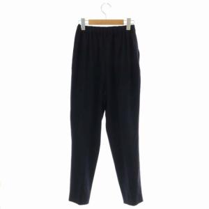 ENFOLD 20SS PEダブルクロスゴムジョッパーズパンツ テーパード タック イージー 34 濃紺 ダークネイビー