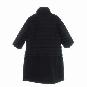 TATRAS MORELLA ダウンコート 七分袖 ロング 総裏地  01 ブラック LTA18A4647