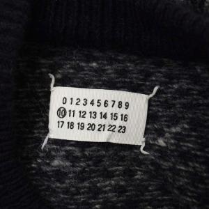 Martin Margiela 10 ニット セーター クルーネック 長袖 プルオーバー ここのえ期 ウール 紺 ネイビー グレー