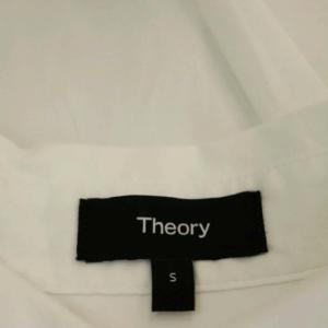 Theory 21SS SL A LINE SHIRT スリット Aライン ノースリーブブラウス シャツ チュニック S 白 ホワイト