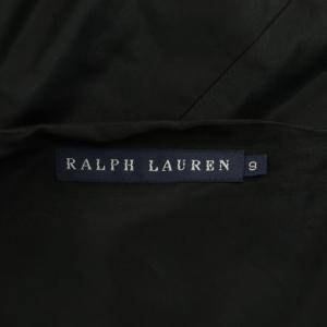 RALPH LAUREN ノースリーブ ワンピース フレア ロング 9 黒 ブラック