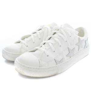 CONVERSE クップメニースターズ ALL STAR COUPE MANYSTARS OX スニーカー レザー 22.5cm 白 ホワイト