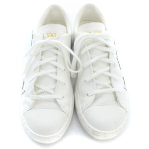 CONVERSE クップメニースターズ ALL STAR COUPE MANYSTARS OX スニーカー レザー 22.5cm 白 ホワイト