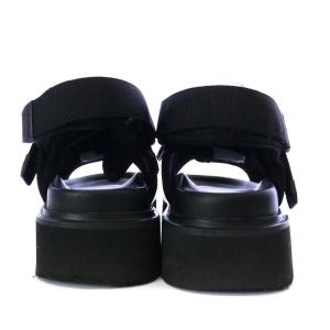 nagonstans 22AW チャンキーサンダル スポーツサンダル プラットフォーム ベルクロ 23cm ブラック